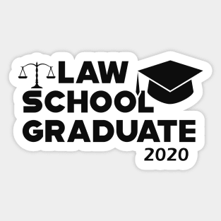 Law School Graduate 2020 Sticker